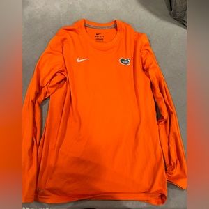 Florida gators long sleeve Nike dri fit shirt